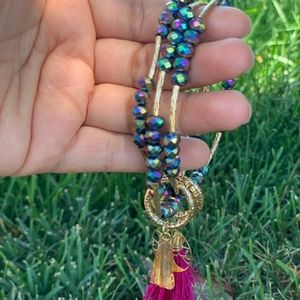 two handmade bracelet